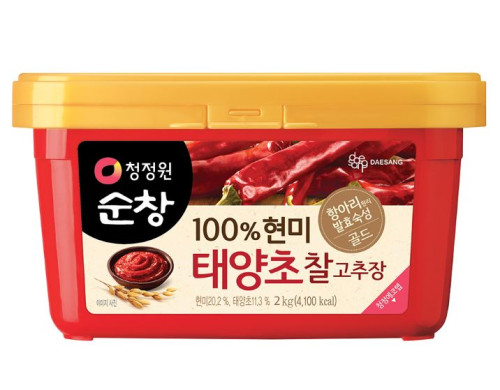 청정원순창 100% 현미 태양초 찰고추장, 2kg, 1개